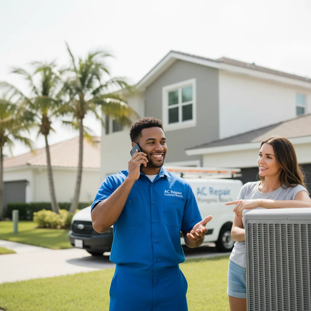 AC Repair Pompano Beach customer support in Brimfield